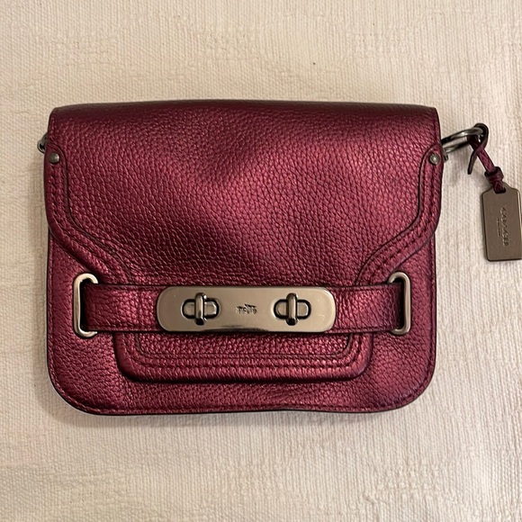 COACH--swagger small shoulder bag-NWT- 35995 - Picture 1 of 13